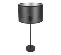 Abrila Anastasia Negro / Plata - Lámpara Sobremesa Moderno 1Xe27 30 Cm