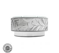 Abrila Camerun Blanco / Gris - Aplique Moderno 1Xe27