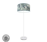 Abrila Argel Blanco / Azul - Lámpara Pie Salón Moderno 1Xe27 40 Cm
