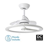 Abrila Chom Blanco - Ventilador De Techo Plafón 110 W F