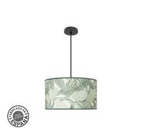 Abrila colgante con pantalla modelo moda hojas verde