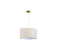 Abrila Dori Cuero / Beige - Colgante Moderno 1Xe27 45 Cm