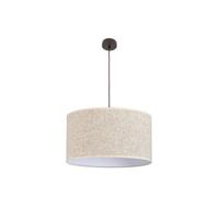 Abrila colgante modelo happy beige con pantalla de 3 luces
