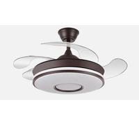 Abrila Dani Marrón - Ventilador De Techo Aspas Retráctiles 59 W F