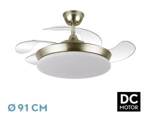 Abrila Dc/R Tridente Mini - Ventilador De Techo 59W