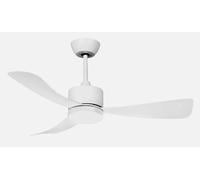 Abrila Dc Yeste Blanco - Ventilador De Techo Aspas Normales 18W