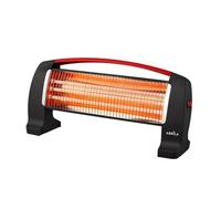 Abrila Edipo Negro/Rojo - Estufa Eléctrica 1200 W