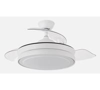 Abrila Esparta Mini Blanco - Ventilador De Techo Aspas Retráctiles 59W