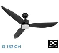 Abrila Genil Negro - Ventilador De Techo Aspas Normales 24 W F