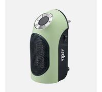 Abrila - golfo - mini termoventilador cerámico ptc verde/negro 500w -