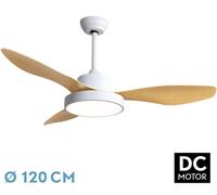 Abrila Hayate Blanco/Haya - Ventilador De Techo Aspas Normales 48 W F