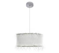 Abrila Hilos Blanco - Colgante Clásico 1Xe27 40 Cm