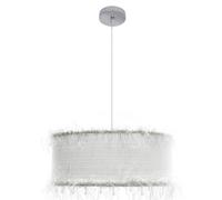 Abrila Hilos Blanco - Colgante Clásico 1Xe27 50 Cm