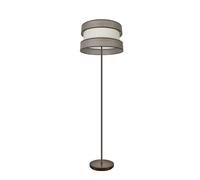 Abrila Home Negro/Beis/Marrón - Lámpara Pie Salón Moderno 1Xe27