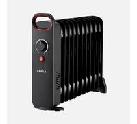 Abrila - lapacho - radiador de aceite 1000w negro - 11 elementos - ter
