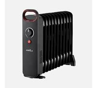 ABRILA - Lapacho - Radiador de Aceite 1000W Negro | 11 Elementos | Termostato Regulable | Protección de Seguridad | Asa | Negro