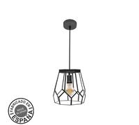 Abrila Lente Negro - Colgante Moderno 1Xe27 20 Cm