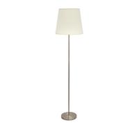 Abrila Maldívas Cuero / Beige - Lámpara Pie Salón Clásico 1Xe27