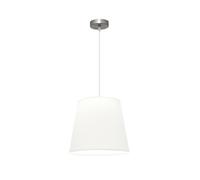 Abrila Maldívas Níquel / Blanco - Colgante Clásico 1Xe27 35 Cm