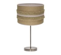 Abrila Natalia Saco/Beis - Lámpara Sobremesa Moderno 1Xe27 30 Cm