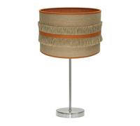 Abrila Natalia Saco/Naranja - Lámpara Sobremesa Moderno 1Xe27 30 Cm