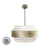 Abrila nepal colgante con pantalla 3 luces para interior, lámpara de