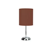 Abrila Nicole Marrón Chocolate - Lámpara Sobremesa Moderno 1Xe14 16 Cm
