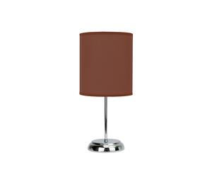 Abrila Nicole Marrón Chocolate - Lámpara Sobremesa Moderno 1Xe14 16 Cm