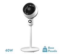 Abrila Ozono Blanco / Negro - Ventilador De Pie 220-240 V