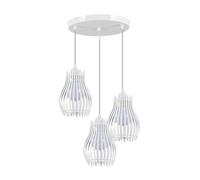 Abrila Ragusa Blanco - Lámpara Moderna 3Xe27 36 Cm