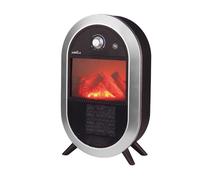 Abrila - sauce - termoventilador ptc cerámico negro/plata 1800w - 2 p