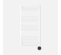 Abrila - scuti - toallero eléctrico blanco 750w - tres modos de calef