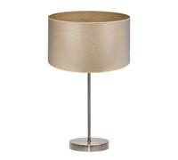 Abrila Tania Madera Clara - Lámpara Sobremesa Moderno 1Xe27 30 Cm