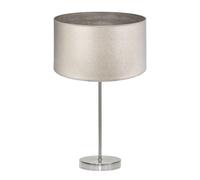 Abrila Tania Madera Gris - Lámpara Sobremesa Moderno 1Xe27 30 Cm