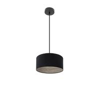 Abrila Tania Negro/Madera Gris - Colgante Moderno 1Xe27 30 Cm