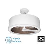 Abrila Tatiana Blanco/Oxido - Ventilador De Techo Plafón 110 W F