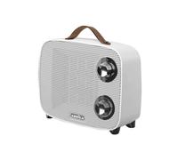 Fabrilamp Termoventilador cerámico Abrila Córcega 1500 W 2 potencias 3 funciones Blanco/Cromo