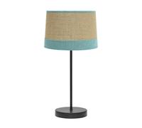 Abrila Tietar Saco/Turquesa - Lámpara Sobremesa 1Xe14 22 Cm