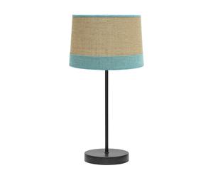 Abrila Tietar Saco/Turquesa - Lámpara Sobremesa 1Xe14 22 Cm