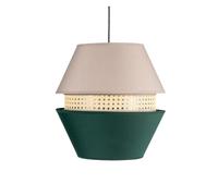 Abrila Trajano Verde / Beige - Colgante Moderno 1Xe27 35 Cm