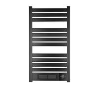 Abrila - vélez - toallero eléctrico calefactor cerámico negro 2000w