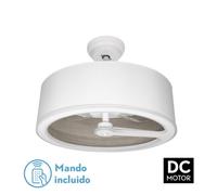 Abrila ventilador dc 110w 3 62d componente ventilador blanco/gris tama