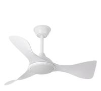 ABRILA- Ventilador DC Caiman 36W | 3600lm | Blanco| 6 Velocidades | Control Remoto y Regulable