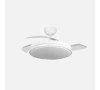 Abrila - ventilador dc relámpago 60w - 3 aspas desplegables - led int