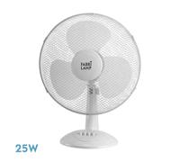 Abrila - ventilador de sobremesa ac cape pequeño - color blanco con t