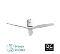 Abrila Aguilón Blanco - Ventilador De Techo Aspas Normales Sin Luz 220-240 V