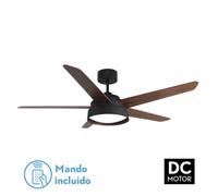 Fabrilamp Ventilador de techo Lebeche 25W marrón – Nuevo