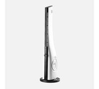 ABRILA - Ventilador de Torre Cebreros Blanco/Negro | 50W | 3 Velocidades | Silencioso | Temporizador de 2 Horas | Modos Natural, Normal y Sueño | 89x24x24 cm