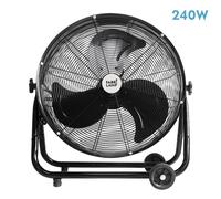 Abrila - ventilador industrial poniente - negro con 3 velocidades ajus