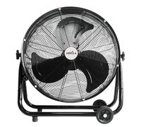 ABRILA - Ventilador Industrial PONIENTE | Negro con 3 Velocidades Ajustables | Orientable | 240W de Potencia | Ideal para Todo Tipo de Estancias